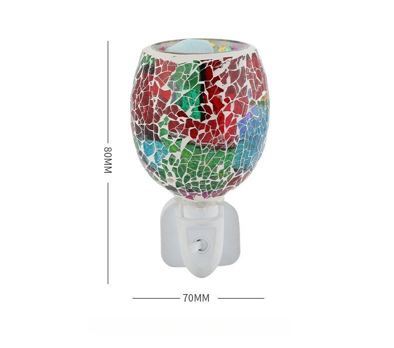 Unique Colorful Mosaic Shattered Glass Electric Wall-Mounted Plug In Wax Candle warmer Unique Colorful Mosaic Shattered Glass Electric Wall-Mounted Plug In Wax Candle warmer