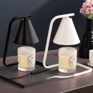 Unique Metal Electric Light Bulb Candle Warmer Table Aromatherapy Lamps