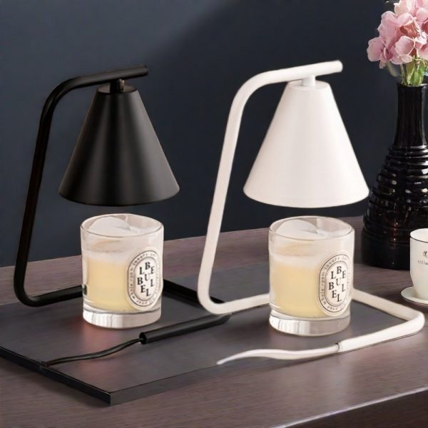 Unique Metal Electric Light Bulb Candle Warmer Table Aromatherapy Lamps