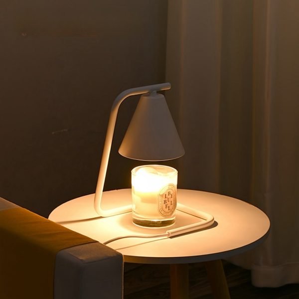 Unique Metal Electric Light Bulb Candle Warmer Table Aromatherapy Lamps