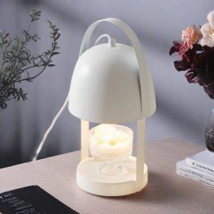Unique Portable Iron Timing Dimming Electric Wax Candle Melting Lantern