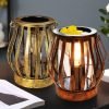 Vintage Bronze Metal Electric Candle Wax Melting Warmer with Light Bulb
