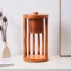 Vintage Decorative Electric Dimmable Wooden Candle Melter Wax Warmer Lantern Table Lamp