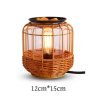 Vintage Iron Electric Night Light Bulb Candle Wax Melting Heater Lamp for Home