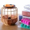Vintage Iron Electric Night Light Bulb Candle Wax Melting Heater Lamp for Home