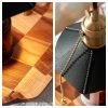 Vintage Metal Wood Dimmable Electric Candle Wax Melter Lamp for Scented Jar Candles