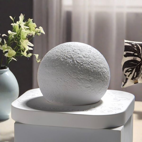 Beautiful Moon Shaped Gypsum Aromatherapy Essential Oil Diffuser for Home