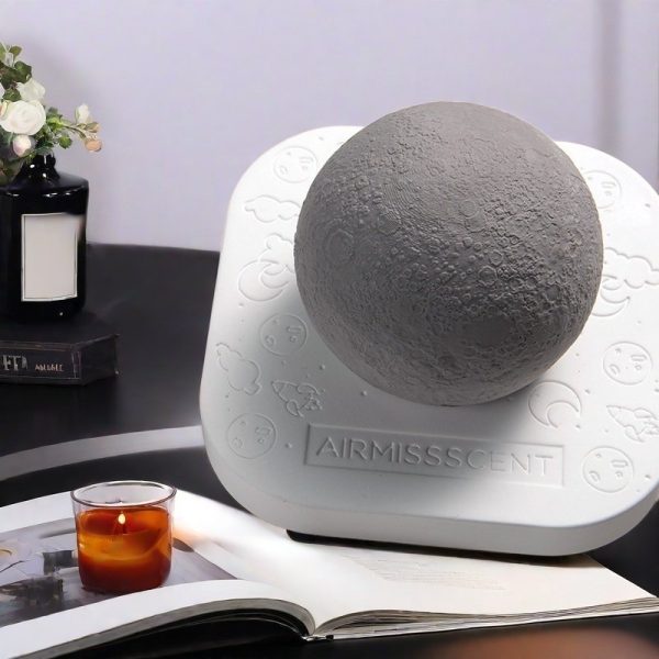 Beautiful Moon Shaped Gypsum Aromatherapy Essential Oil Diffuser for Home
