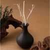 Beautiful Vintage Ceramic Vase Wood Pure Essential Oil Diffuser