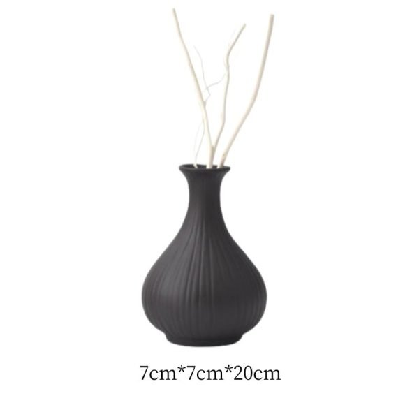 Beautiful Vintage Ceramic Vase Wood Pure Essential Oil Diffuser