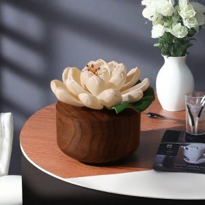 Best Beautiful Magnolia Flower Wood Diffuser for Essential Oils