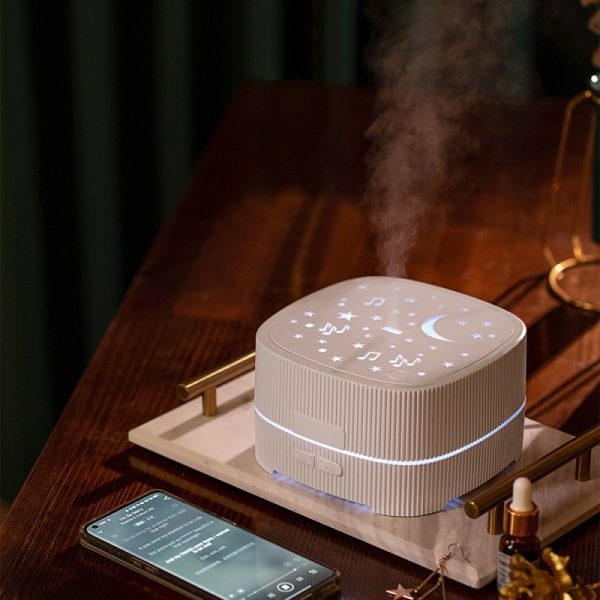 Best Bluetooth Music Player Colorful Light Ultrasonic Aromatherapy Essential Oil Humidifier Diffuser