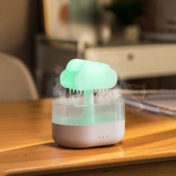 Best Electric Rechargeable Rain Cloud Home Aromatherapy Essential Oil Diffuser and Humidifier
