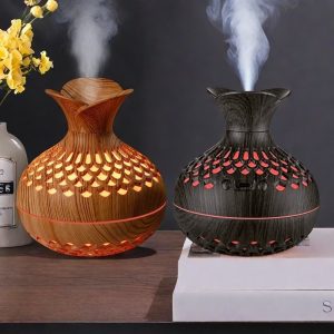 Best Electric Rechargeable Vase Shaped Air Humidifier Aromatherapy Essential Oil Diffuser