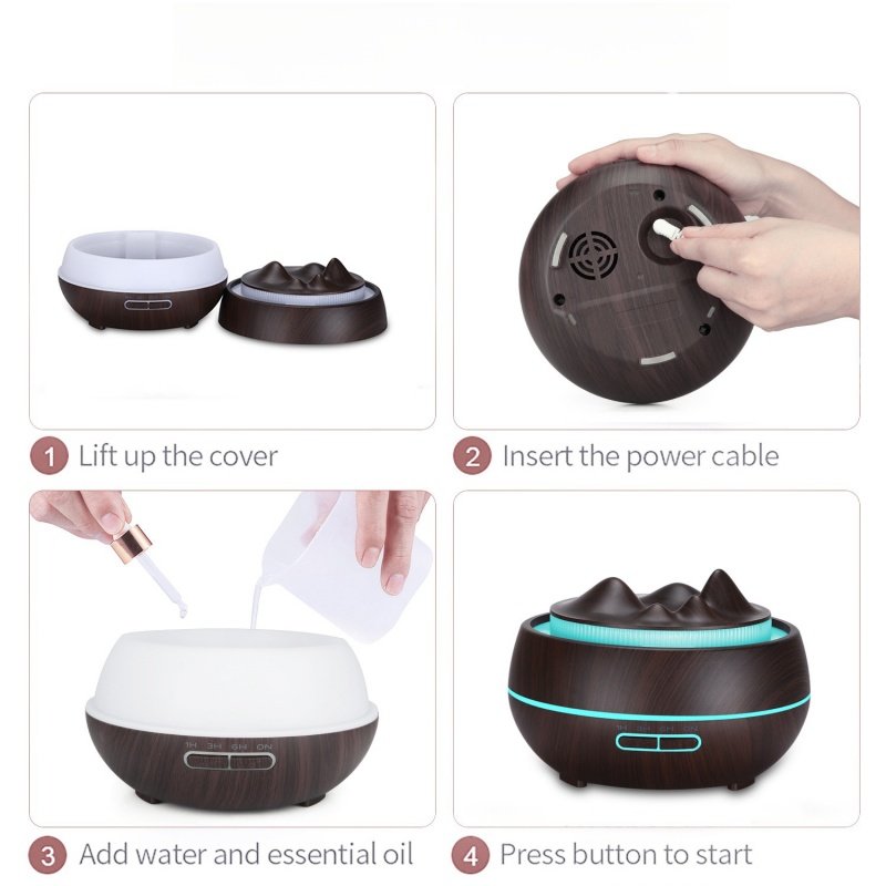 Best Home Desktop Colorful Lighting Quiet Ultrasonic Humidifier Diffuser for Essential Oil Best Home Desktop Colorful Lighting Quiet Ultrasonic Humidifier Diffuser for Essential Oil
