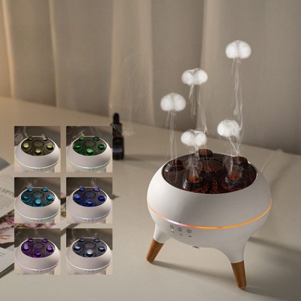 Best Jellyfish Remote Control Plug In Aroma Essential Oils Diffuser and Humidifier with Timer
