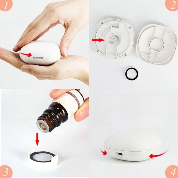 Best Mini Portable Electric Battery Operated Car Fragrance Essential Oil Diffuser