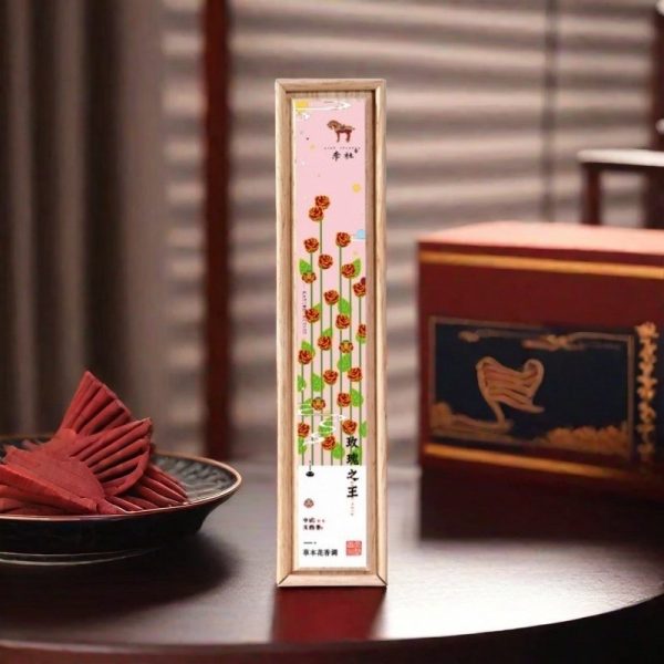 Best Nature Aromatherapy Rose Fragrance Incense with Sticks Box
