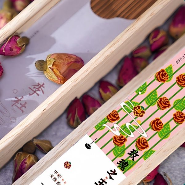 Best Nature Aromatherapy Rose Fragrance Incense with Sticks Box