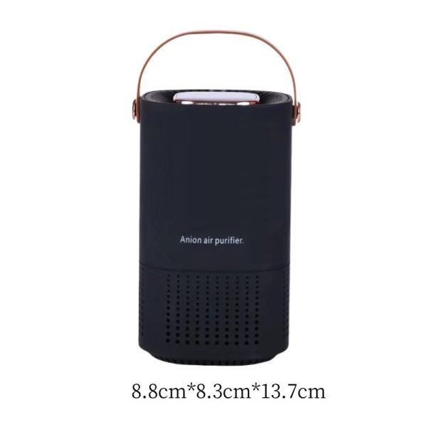 Best Portable Desktop Quiet Anion Air Purifier Car Diffuser with Aromatherapy Pad for Essential Oils