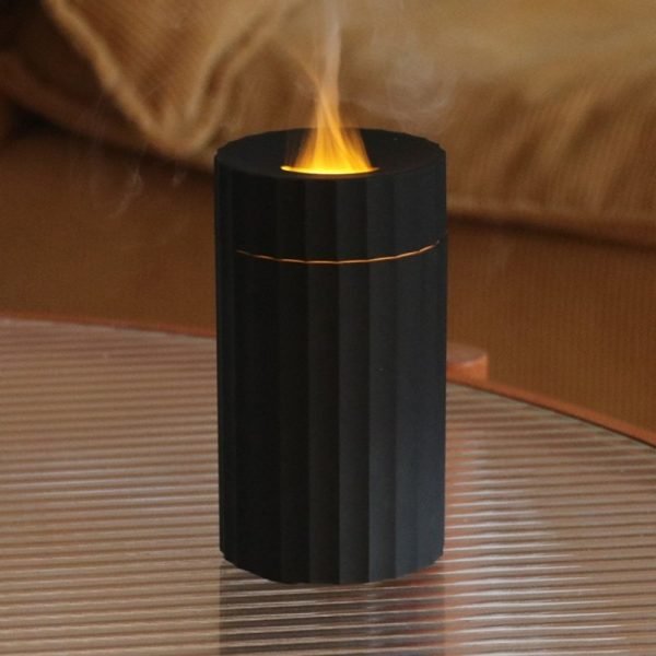 Best Portable Electric Ultrasonic Led Light Flame Essential Oil Car Diffuser and Humidifier
