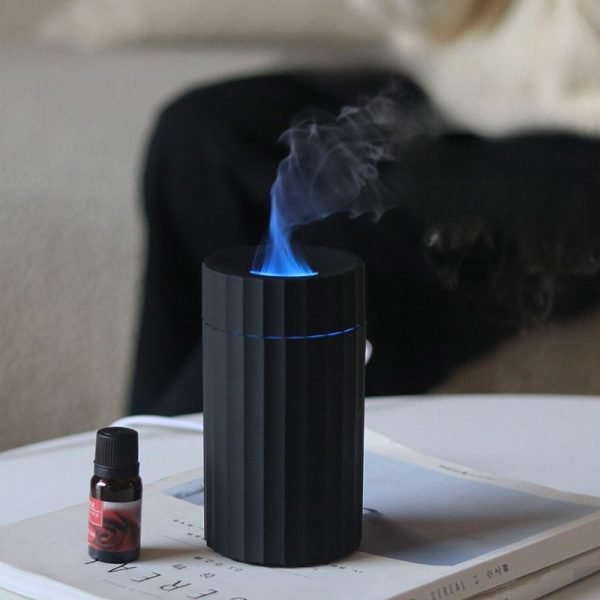 Best Portable Electric Ultrasonic Led Light Flame Essential Oil Car Diffuser and Humidifier