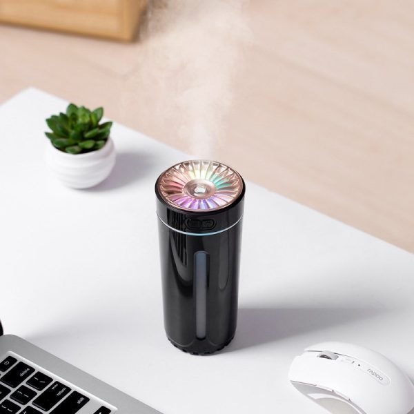Best Portable Wireless Battery Operated Colorful Light Car Diffuser and Humidifier for Essential Oils