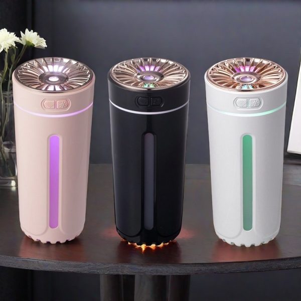 Best Portable Wireless Battery Operated Colorful Light Car Diffuser and Humidifier for Essential Oils