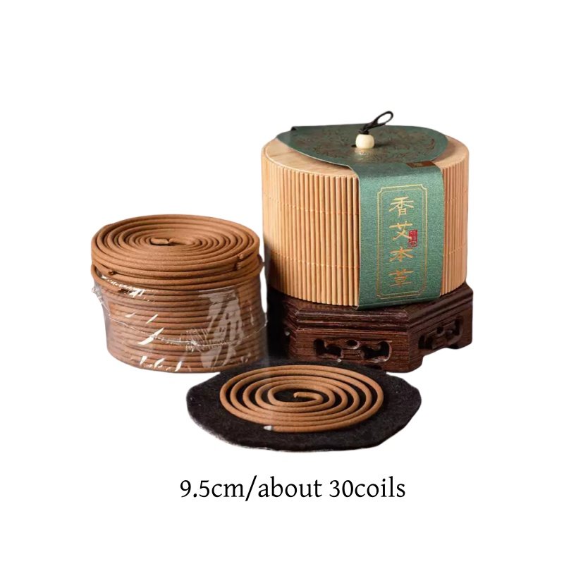 Best Smelling Organic Mugwort Scented Coiled Incense Gift Box Best Smelling Organic Mugwort Scented Coiled Incense Gift Box