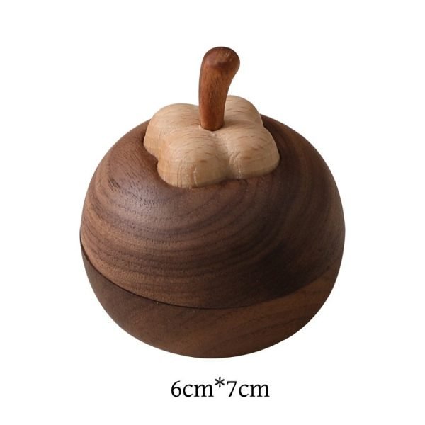 Best Unique Mangosteen Shaped Wooden Aromatherapy Diffuser for Essential Oils