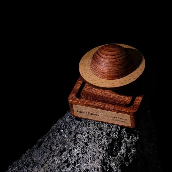 Best Unique Mars Shaped Living Room Wood Aroma Essential Oil Diffuser
