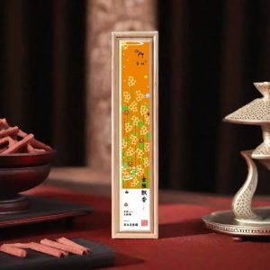 Chinese Traditional Natural Osmanthus Aroma Stick of Incense Box