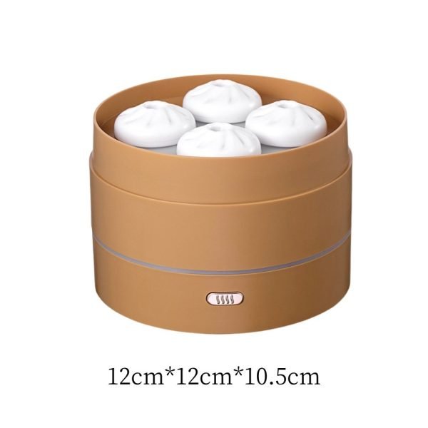 Creative Unique Steamed Buns Electric USB Ultrasonic Aromatic Humidifier and Diffuser for Essential Oils