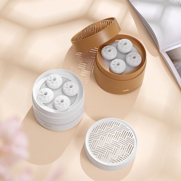 Creative Unique Steamed Buns Electric USB Ultrasonic Aromatic Humidifier and Diffuser for Essential Oils