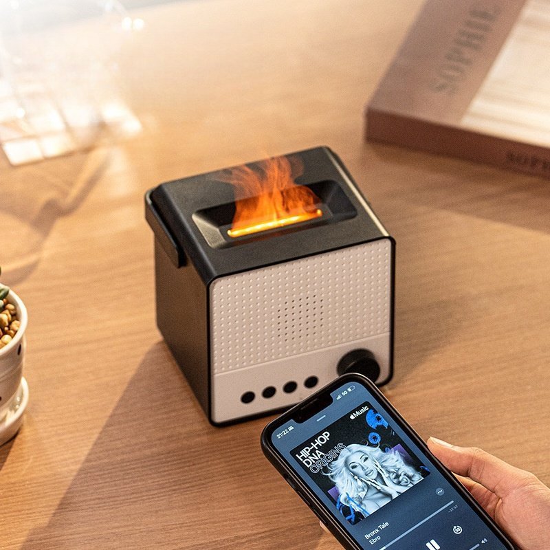Electric Bluetooth Music Player Rechargeable Battery Operated Ultrasonic Essential Oil Diffuser Humidifier Electric Bluetooth Music Player Rechargeable Battery Operated Ultrasonic Essential Oil Diffuser Humidifier