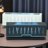 Electric Carved Ears of Wheat 3D Flame Ultrasonic Essential Oil Diffuser Night Lamp Humidifier
