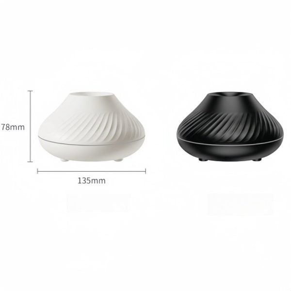 Electric 3D Simulated Flame Volcanic Colorful Light USB Powered Diffuser Humidifier for Essential Oil