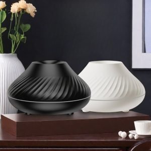 Electric 3D Simulated Flame Volcanic Colorful Light USB Powered Diffuser Humidifier for Essential Oil