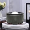 Electric Wireless Remote Control Spitting Mist Night Light Ultrasonic Aromatherapy Essential Oil Diffuser