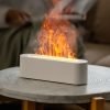 Good Electric USB Desktop Flame Simulation Air Humidifier and Diffuser for Essential Oils