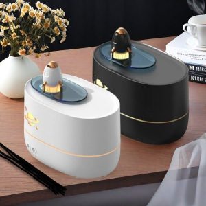 Good Rocket Design Electric Colorful Lightning Home Air Humidifiers and Essential Oil Diffusers