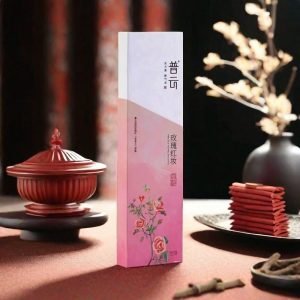 Natural Organic Rose Fragrance Aromatherapy Stick Incense Box