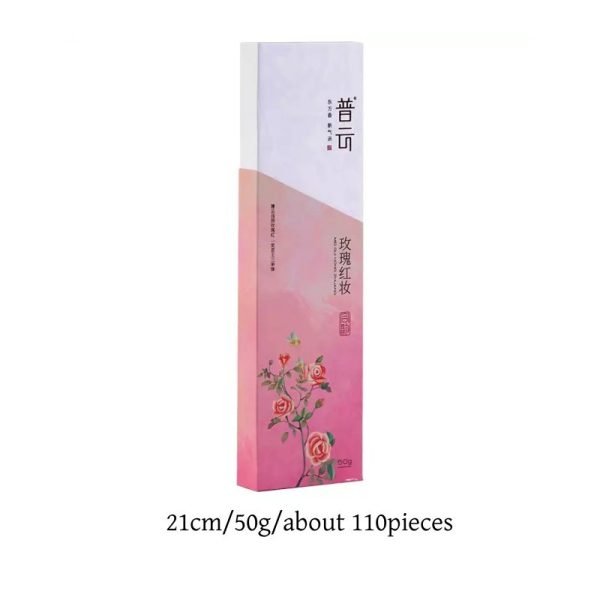 Natural Organic Rose Fragrance Aromatherapy Stick Incense Box