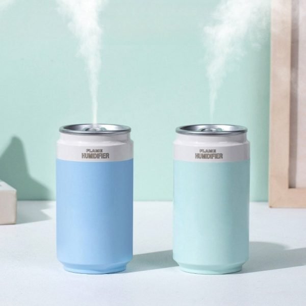 Portable Cans Shaped Battery Operated Car Aroma Essential Oil Diffuser Humidifier