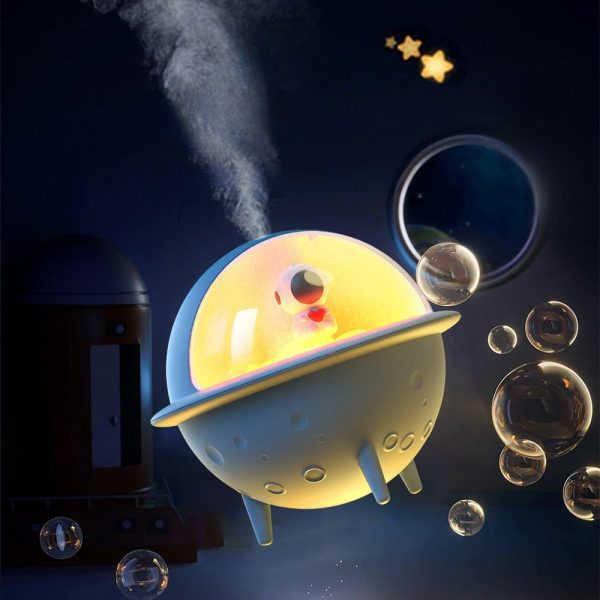 Portable Cute Space Ball Shaped Quiet Desk Cool Mist Humidifier Aroma Diffuser for Essential Oils