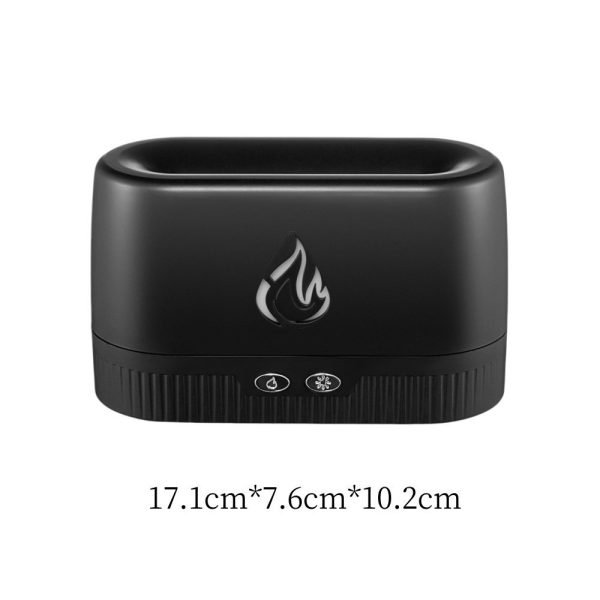 Ultrasonic Atomisation Simulation Flame Electric Essential Oil Diffusers and Humidifiers