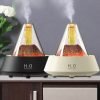 Unique Ultrasonic Volcanic Theme Electric USB Colorful Night Light Essential Oil Diffusers