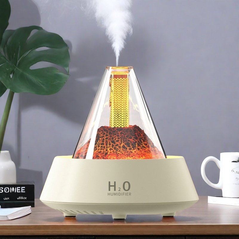 Unique Ultrasonic Volcanic Theme Electric USB Colorful Night Light Essential Oil Diffusers Unique Ultrasonic Volcanic Theme Electric USB Colorful Night Light Essential Oil Diffusers