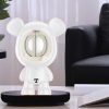 White and Orange Cute Bear Theme Automotive Battery Operated Essential Oil Diffuser