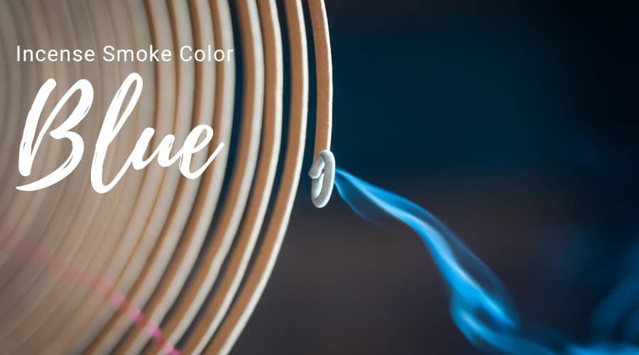 visual representation of blue Incense Smoke and meaning